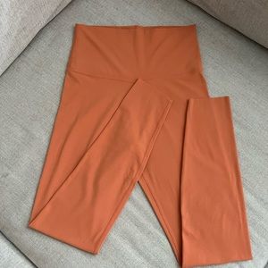 Nike Orange Workout Leggings